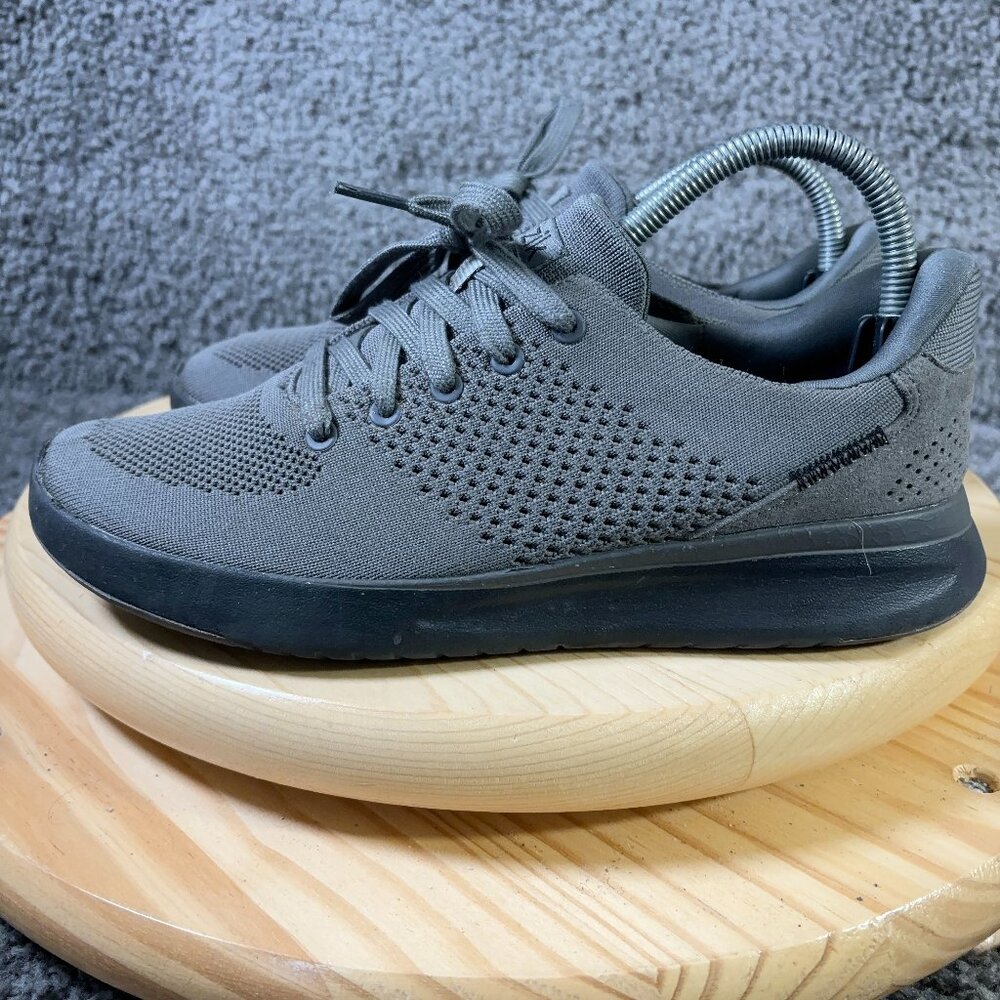 Kizik Lima Handsfree Sneaker Women Size 8.5 Wide Gray Knit Athletic Running Shoe